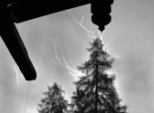 Gewitter auf einer Tiroler Alm